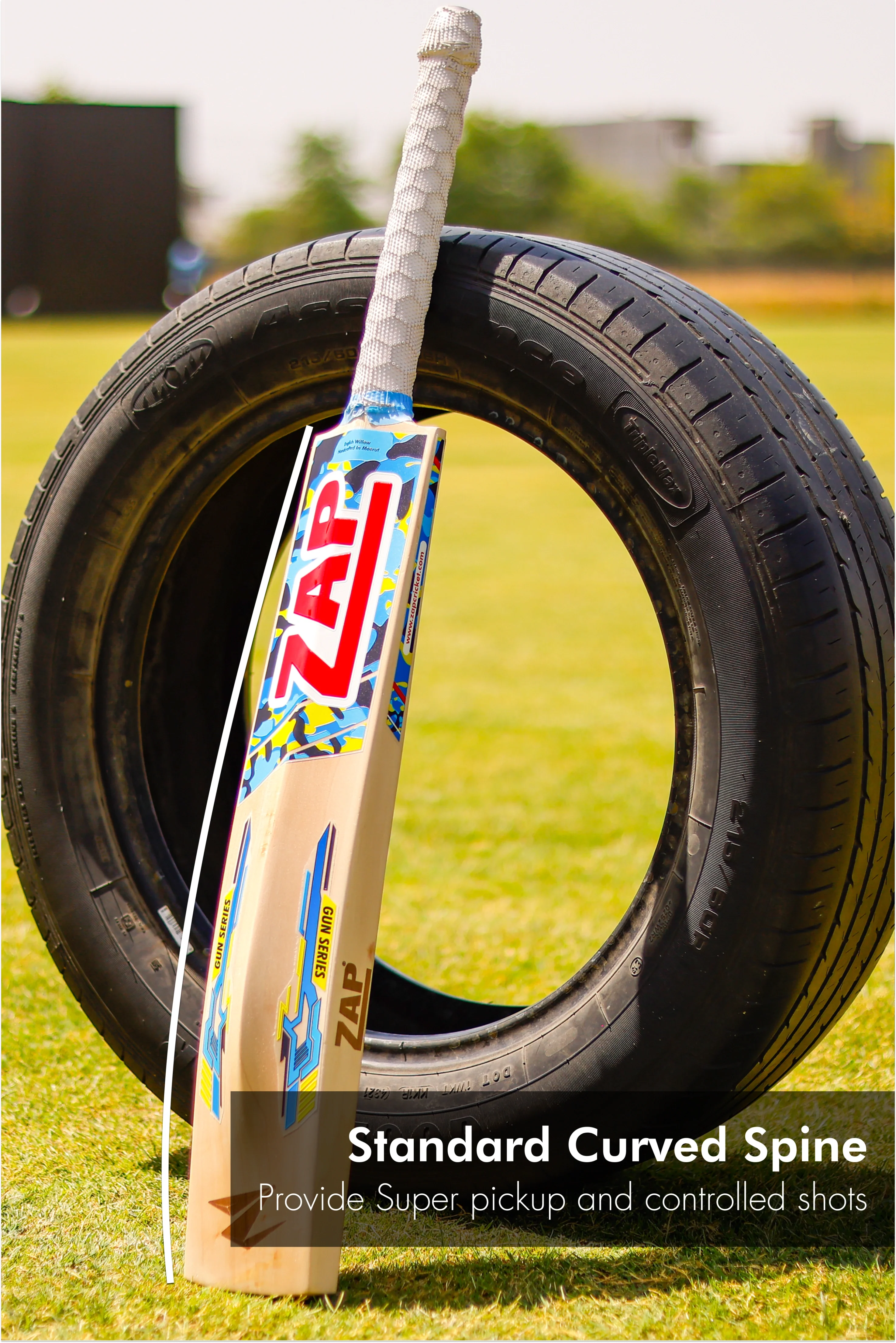 ZAP Gun Carbine 10000 English Willow Cricket Bat-3