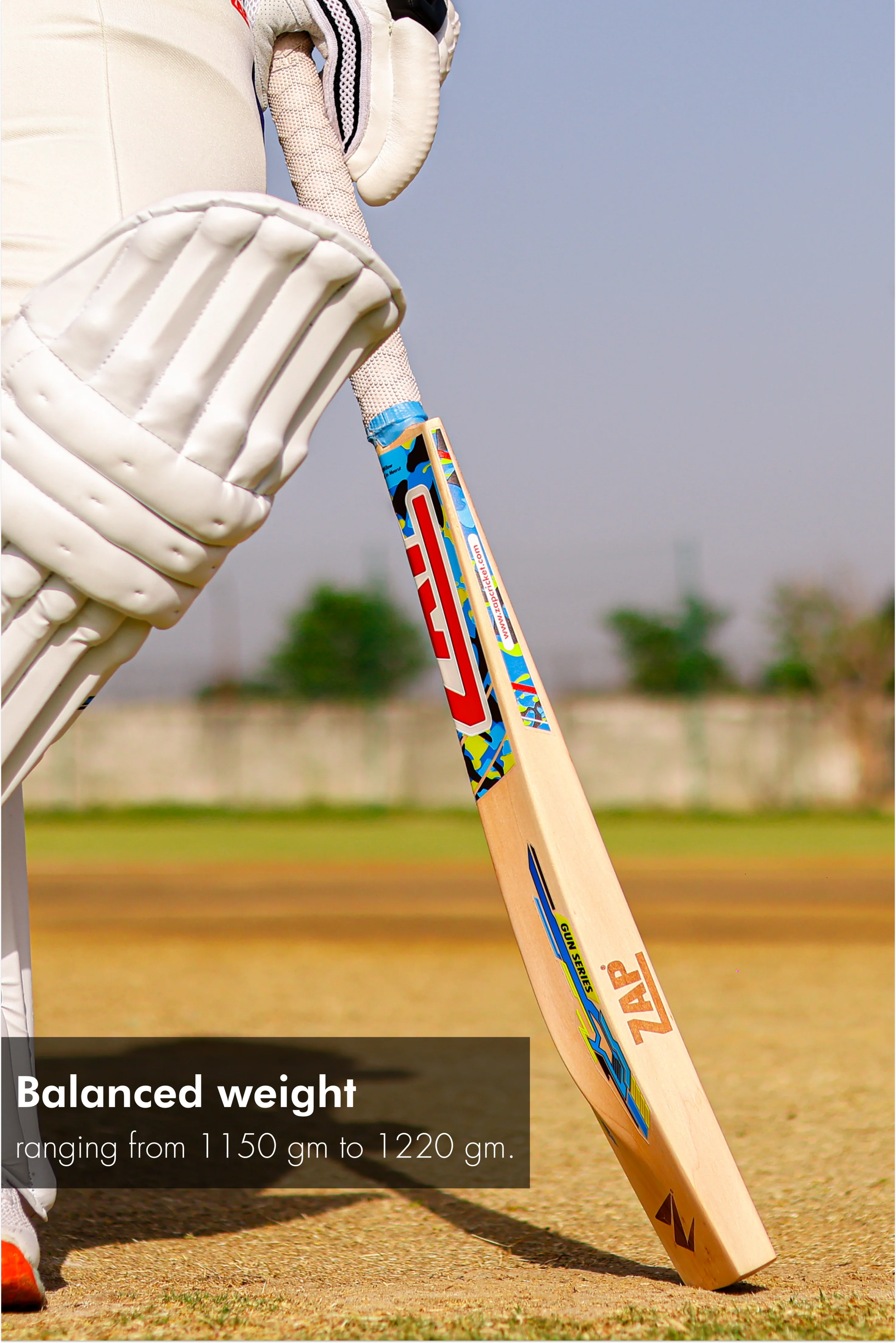 ZAP Gun Carbine 10000 English Willow Cricket Bat-4